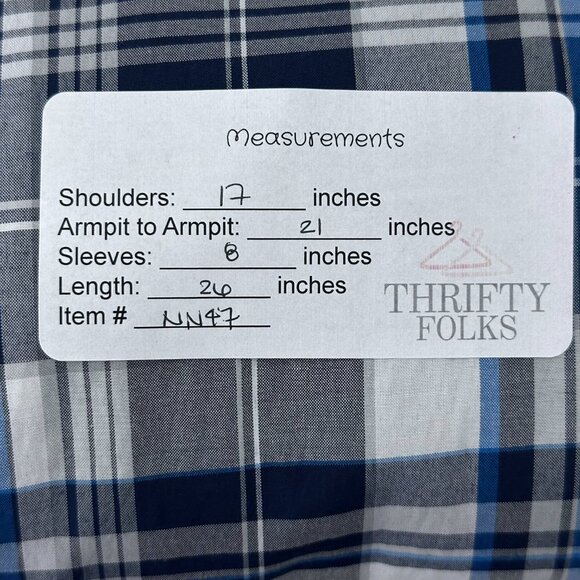 Beverly Hills Polo Club Short Sleeve Plaid Button Down Casual Shirt - Picture 5 of 5